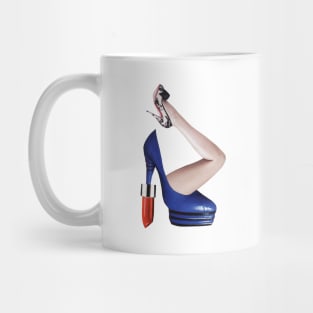 Falling in Blue Shoes Mug